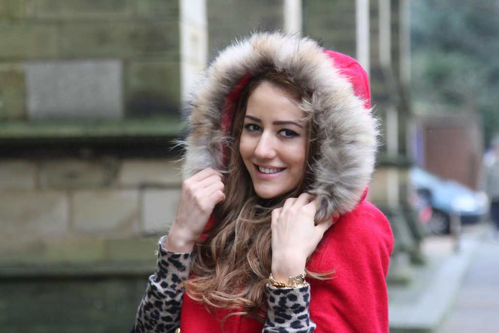 red gorgeous cape