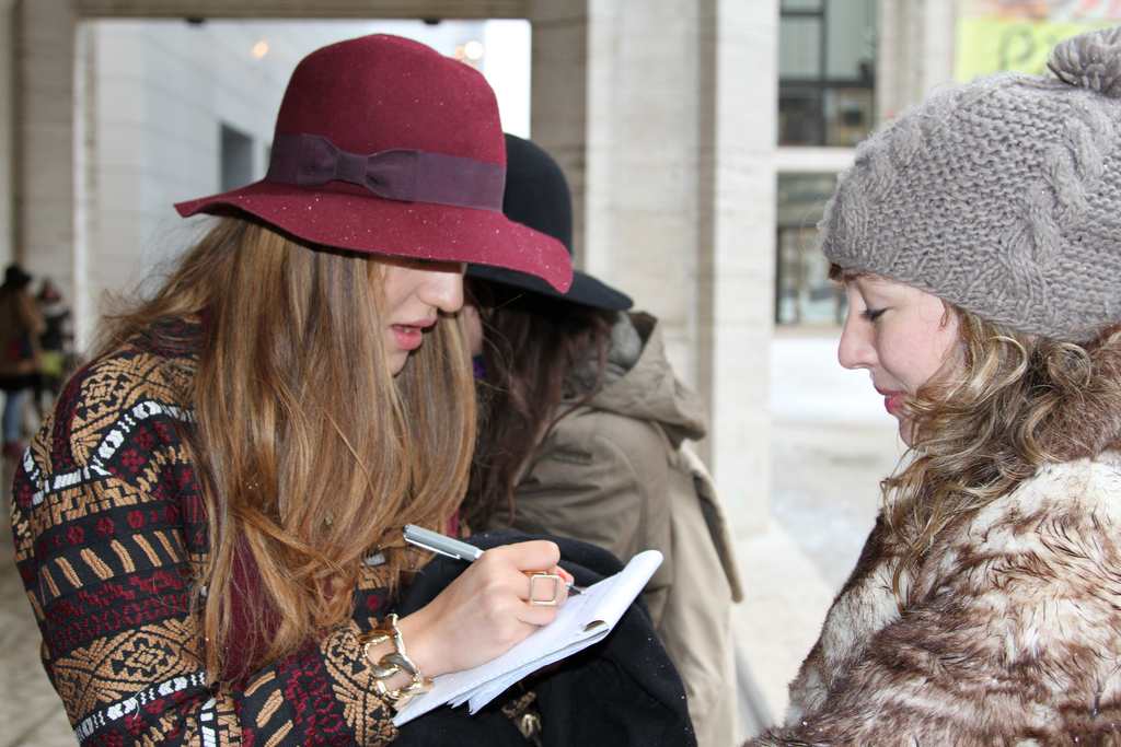 famous blogger, fashion week