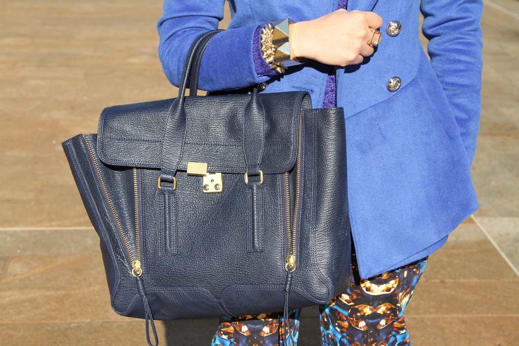 phillip lim bag, cobalt blue