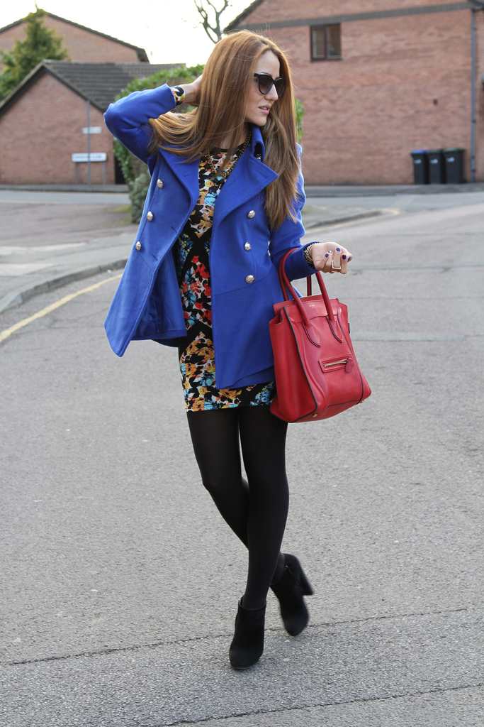 gorgeous floral outfit, blog, fashion, celine, high end