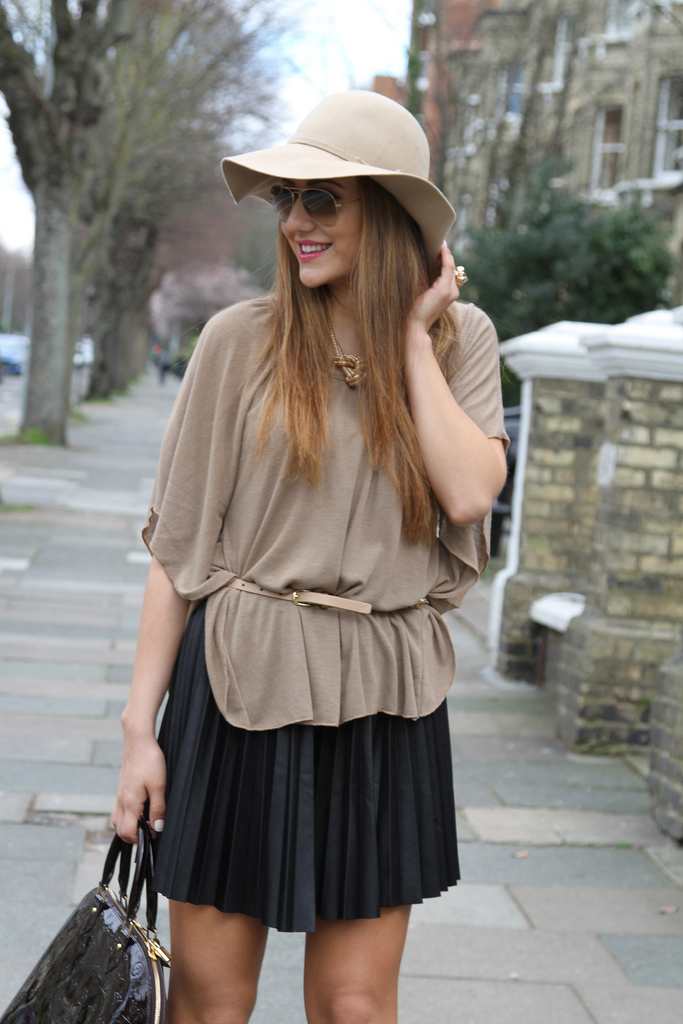 girl with a hat, valentino, louis vuitton