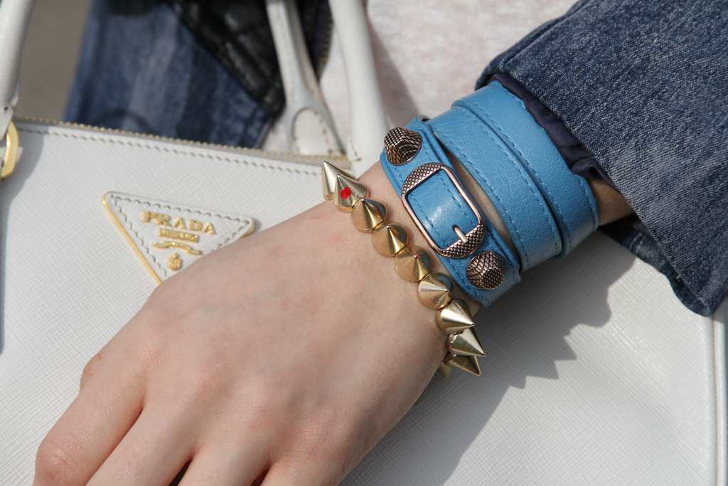 Uk best fashion blog balenciaga bracelet