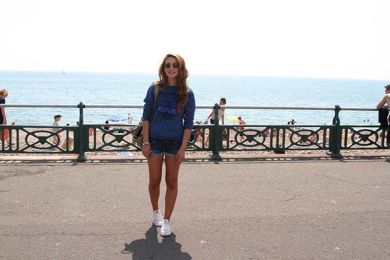 kenzo tiger jumper, shorts,outfit, ootd, personal style, street style, uk blogger, fashion blog, how to wear, converse, 