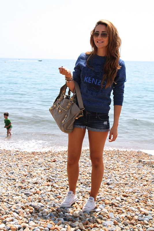 kenzo tiger jumper, shorts,outfit, ootd, personal style, street style, uk blogger, fashion blog, how to wear, converse, 