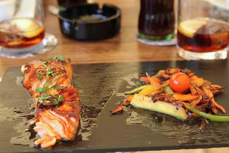 salmon teriyaki
