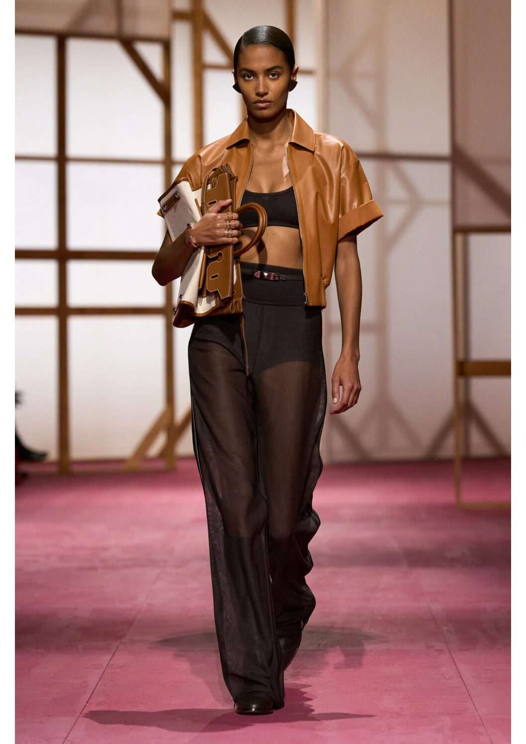 PFW-SS25-tamara-kalinic-trends-micro-shorts-hermes