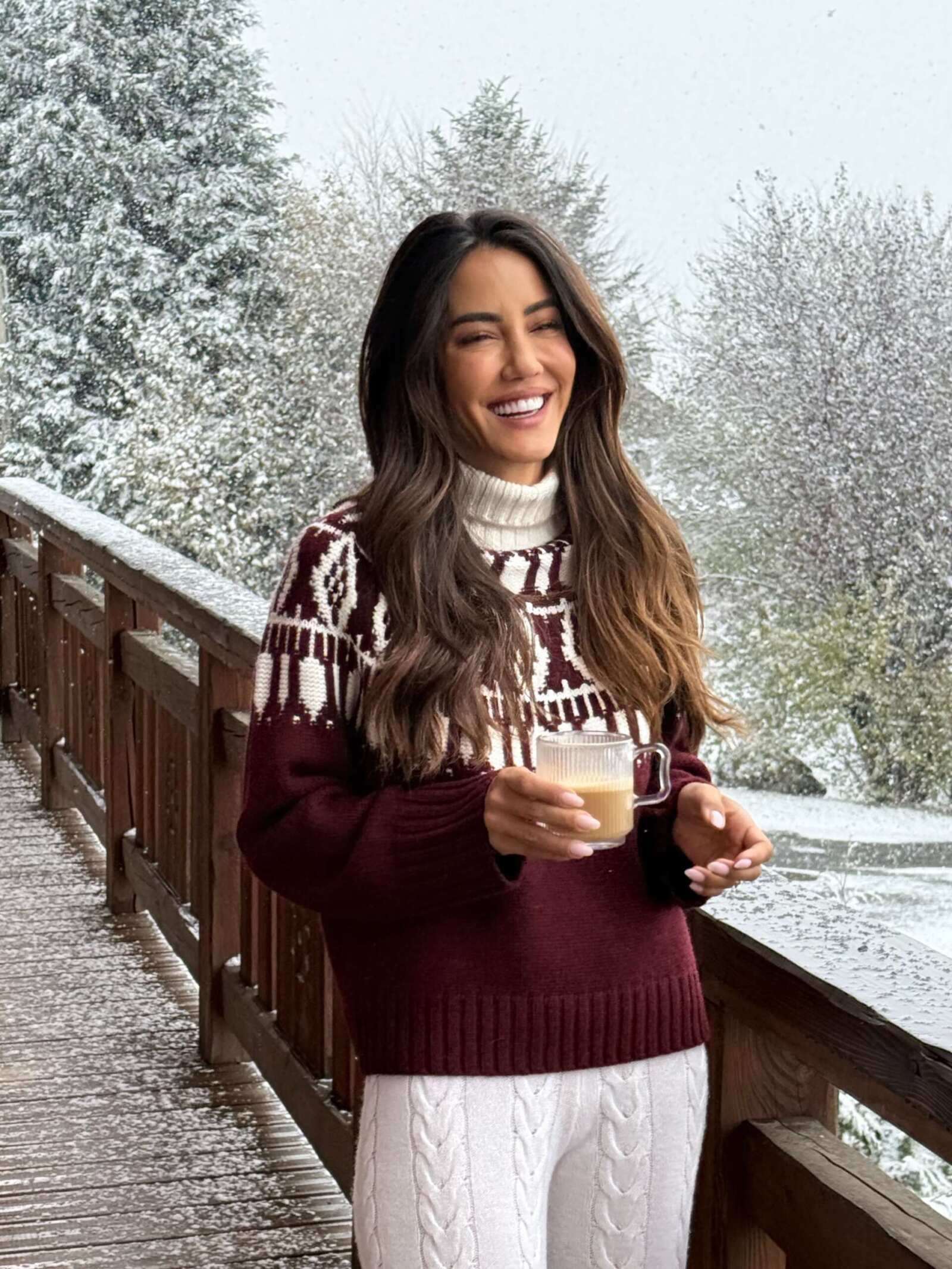 mountain Christmas sweater